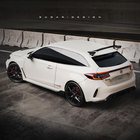 Digital Honda Civic Type R Hot Hatchback ‘coupe Brings Back Three Door Memories Autoevolution