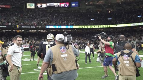 Raw Footage Saints Celebrate Wil Lutzs Game Winning Kick