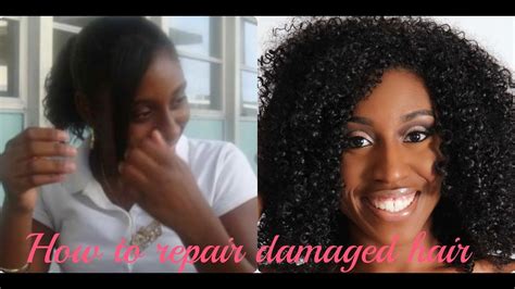 How To Repair Heat Damaged Natural Hair My Tips Youtube