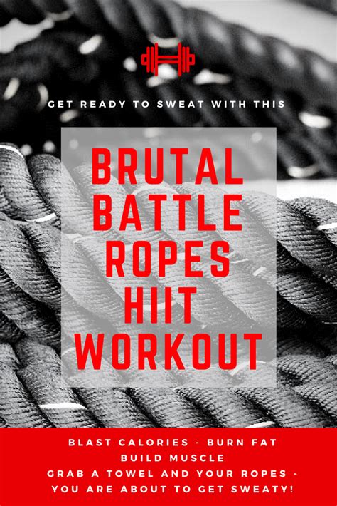 Brutal Battle Ropes Maximum HIIT Workout — cardio coffee and kale