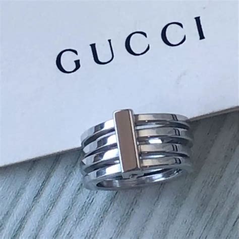 50％割引【予約中！】 【全国送料無料】gucci グッチ Gロゴ シルバーリング ♯20 リング アクセサリー Otaonarenanejp