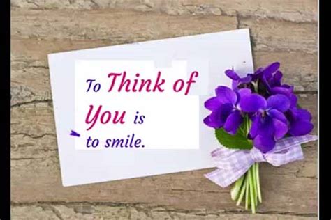 To Think Of You To Smile Free Thinking Of You ECards Greeting Cards