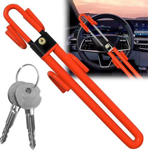 BEAOTINWIN Heavy Duty Steering Wheel LockUniversal Car Anti Theft Lock