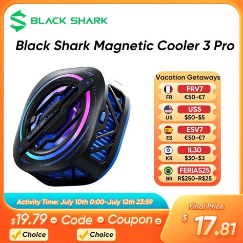 Black Shark enfriador magnético 3Pro para teléfono radiador de aire