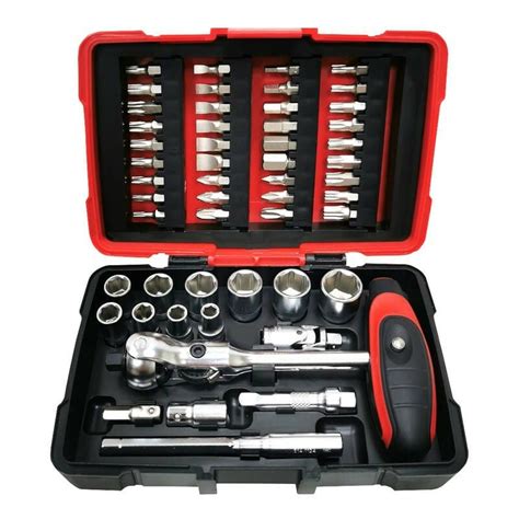 KS TOOLS Coffret Douilles Et Embouts 1 4 Cliquet MODIFIX 922 0651