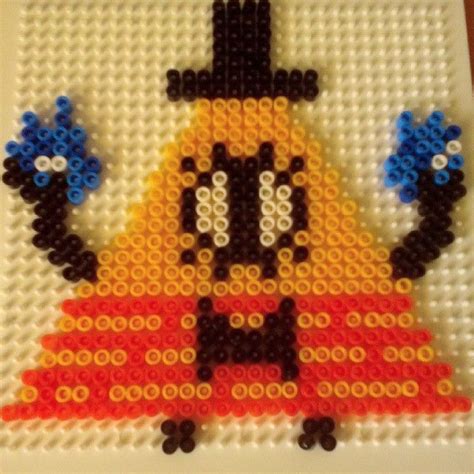 Bill Cipher Gravity Falls Perler Beads By Mi Sempai Bead Art Crafts