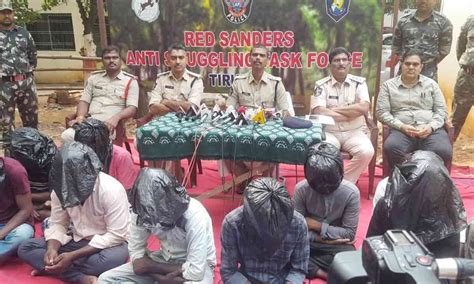 Tirupati Red Sanders Smugglers Held