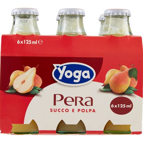 Succo E Polpa Di Frutta Yoga Alla Pera 6x125 Ml Ordinalo Su Cicalia