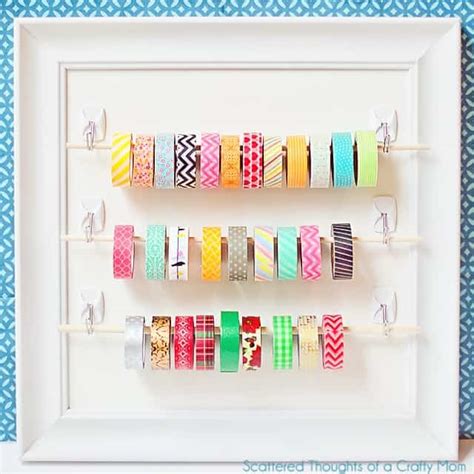 Easy Washi Tape Storage Scattered Thoughts Of A Crafty Mom By Jamie