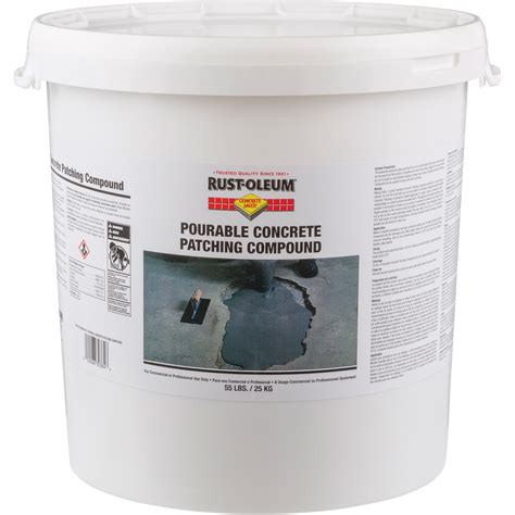 RUST-OLEUM Concrete Saver® Pourable Concrete Patching Compound, Kit, Grey JL751 ( 291070) | Shop ...