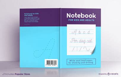 Kids And Adults Notebook Cover Design Vector Download