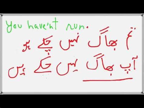 Learn Urdu Present Perfect Tense Through English Urdu Grammar Lessons