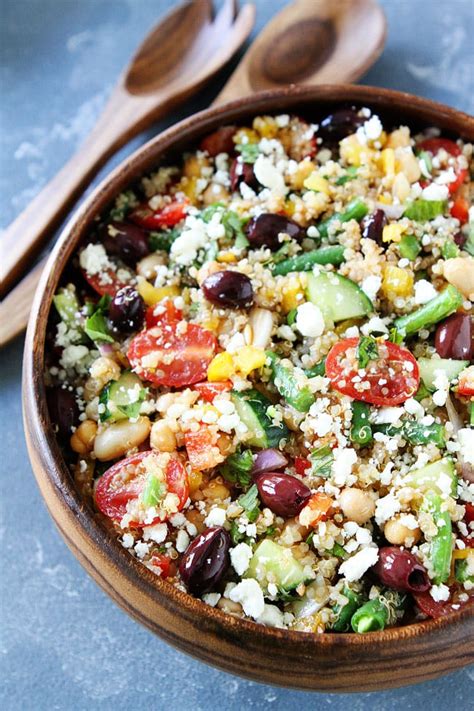 Mediterranean Salad With Quinoa