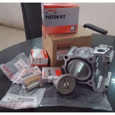 Jual PISTON SET DAN BLOK CYLINDER VIXION PNP NEW JUPITER MX 135 JADI