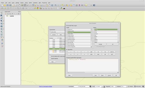 Filtering Data From A Geospatial Database Using Qgis Brian S Geek Blog