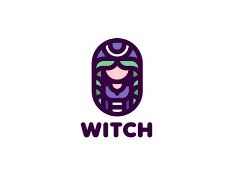 Witch Logo 195 | Wizards logo, Witch, Logo design inspiration