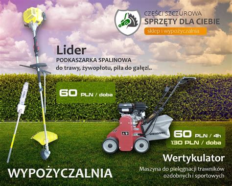 Wypo Yczalnia Sprz Tu Budowlanego Ogrodniczego Podkaszarka Wertykulato