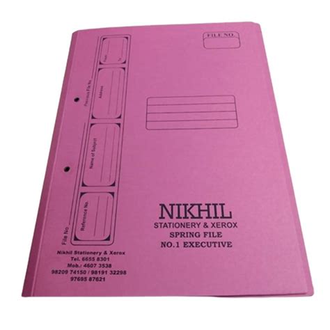 Cardboard Office File Cover A4 Pink At Best Price In Mumbai Id