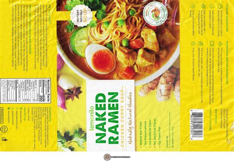 3491 Lemonilo Naked Ramen Chicken Curry Soup United States