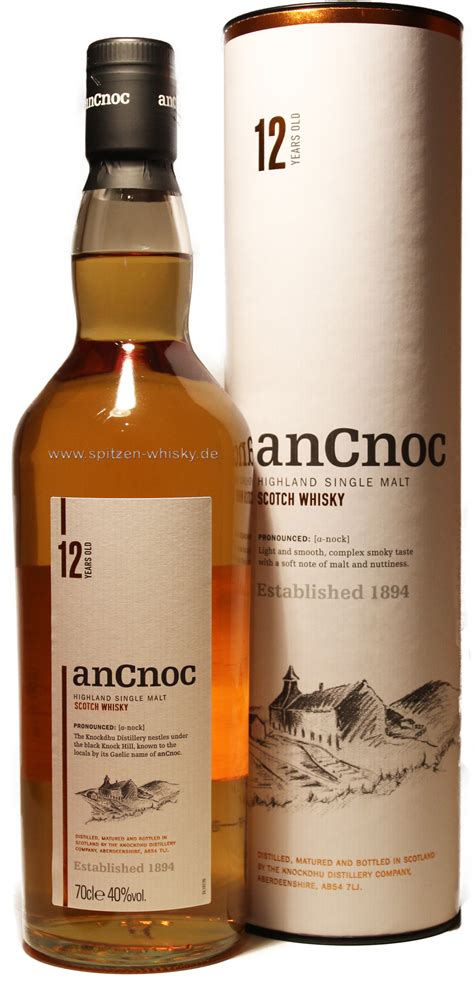 AnCnoc 12 Jahre 40 0 7l AnCnoc Highland Schottland Spitzen