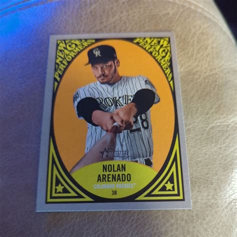 Topps Heritage New Age Performers Nap Nolan Arenado Colorado