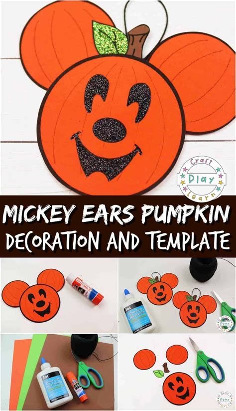 Mickey pumpkin halloween decoration – Artofit