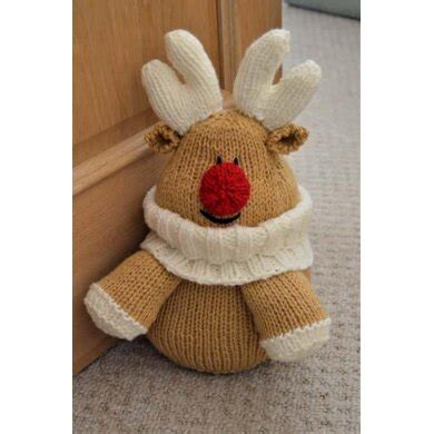 Reindeer Doorstop Knitting Pattern By Knitting By Post