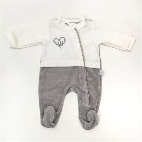 Babygrow Em Veludo Cora O Ikisbaby Loja Online