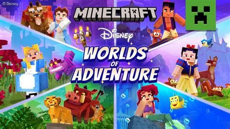 Minecraft D Voile Le Dlc Disney Worlds Of Adventure Disneyphile