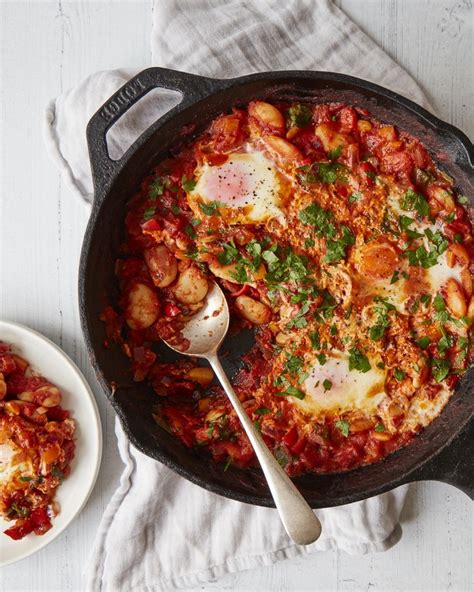 Tomato And Butterbean Baked Eggs Recipe Amelia Freer Recipes With