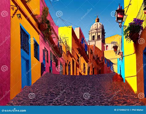 Penjamo, Guanajuato, Mexico. Generative AI. Stock Illustration ...