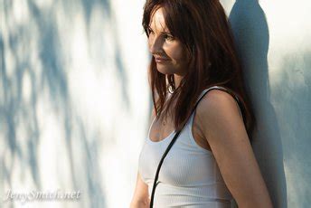 Brunette Girl Jeny Smith Showing Off Her Natural Tits Outdoors Photos