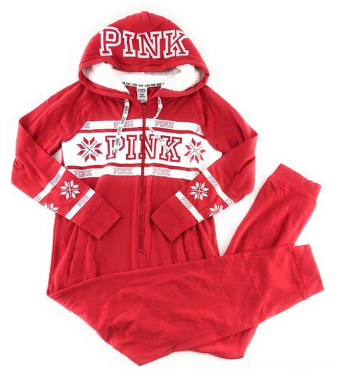 Victorias Secret Pink Onesie Pajamas Sherpa