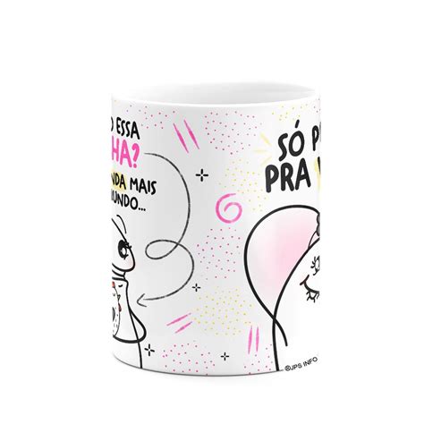 Caneca Flork Amigas T Vendo Essa Galinha Saldo Fun Geek Store