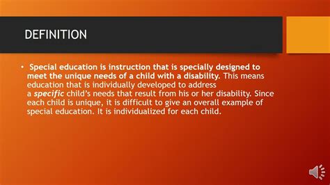 WHAT IS SPECIAL EDUCATION YouTube