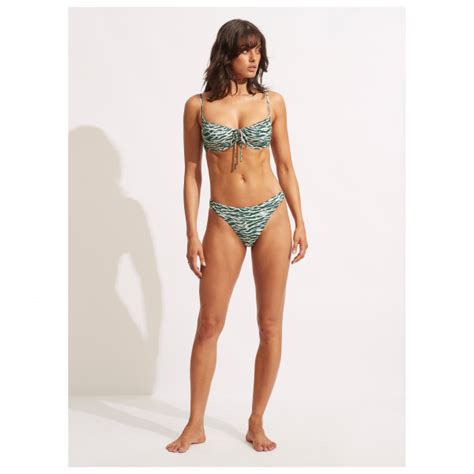 Seafolly Wild At Heart High Cut Rio Bikini Bottom Women S Buy