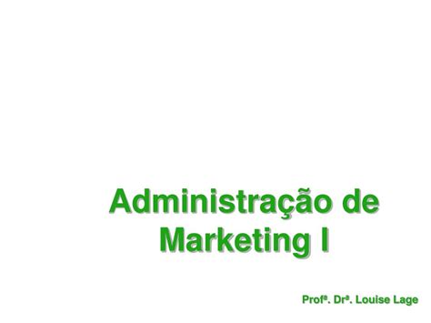 Ppt Administra O De Marketing I Powerpoint Presentation Free