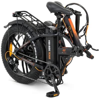 Bicicleta El Ctrica Fat Bike Youin You Ride Texas Negro Naranja