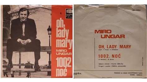 Miro Ungar Oh Lady Mary 1969 Vinyl SP Mono Vinyl Rip YouTube