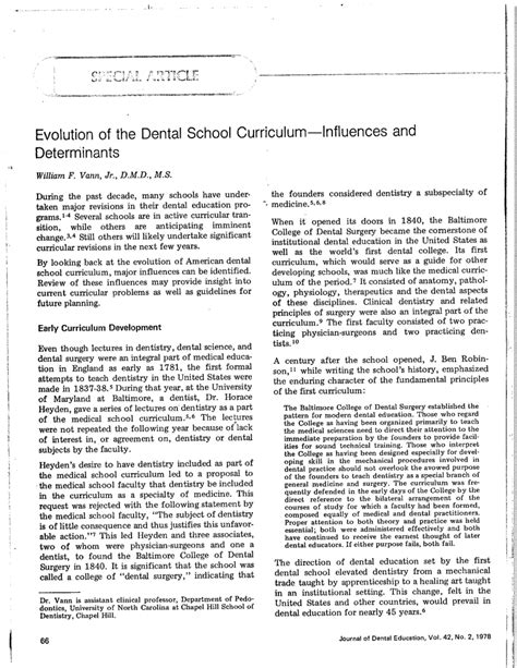 [PDF] Evolution of the dental school curriculum--influences and ...