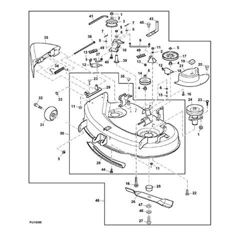 John Deere Lt Series Deck Parts Beltdiagram Net