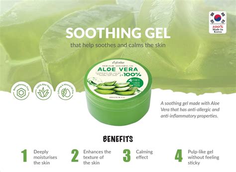ESFOLIO MOISTURE SOOTHING GEL ALOE VERA 100% 300ML | Magicboo Beauty ...