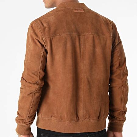 Redskins Veste Cuir Bower Camel Laboutiqueofficielle