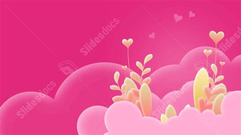 Romantic Sweet Valentine Board Powerpoint Background For Free Download ...