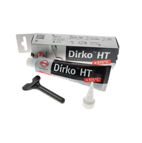 DIRKO HT Dichtmasse ELRING 70ml schwarz bis 315 Silikon Motor Ölwanne