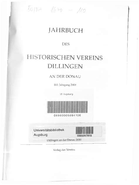 Ausfüllbar Online opus bibliothek uni augsburg AN DER DONAU Fax Email