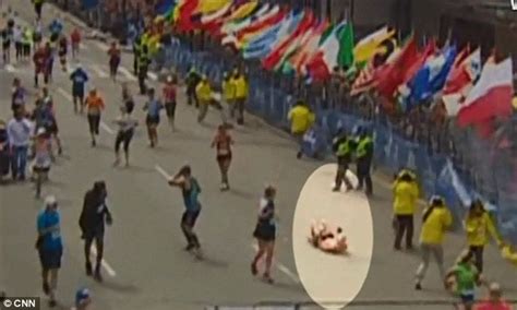 Boston Marathon Bomb Blasts Video Runner Bill Iffrig 78 Knocked Off