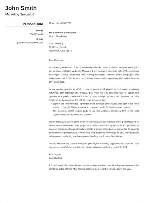 Professional Cover Letter Design Examples Expert Tips