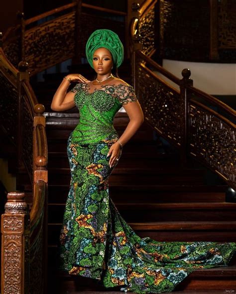 Nigerian Celebrities Mark The 62nd Independence Day With Grandeur | Ankara long gown styles ...