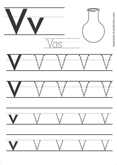Belajar Menulis Huruf Dengan Huruf Titik Titik Portal